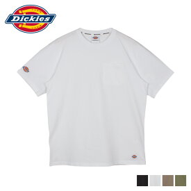 ディッキーズ Dickies Tシャツ 半袖 メンズ クルーネック SHORT SLEEVE POCKET TEE 無地 ブラック ホワイト ベージュ カーキ 黒 白 DK007439