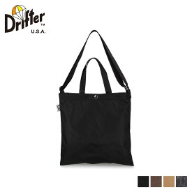 Drifter ドリフター バッグ トートバッグ ショルダーバッグ エコバッグ メンズ レディース 5L 2WAY ELEMENTARY TOTE ブラック ベージュ ブラウン レオパード 黒 DFV1615 母の日