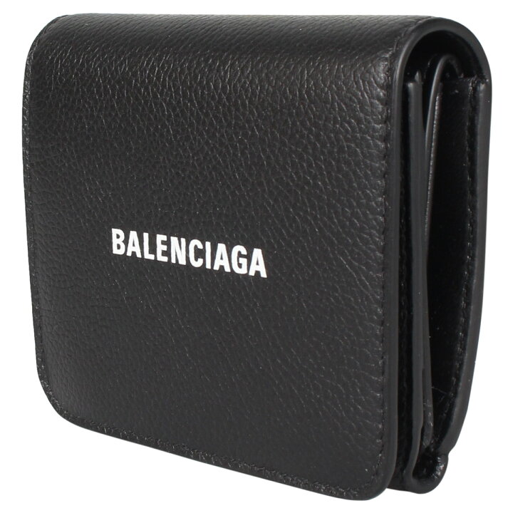 楽天市場 最大1000円offクーポン バレンシアガ Balenciaga 財布 三つ折り ミニ財布 メンズ レディース Wallet ブラック 黒 スニークオンラインショップ