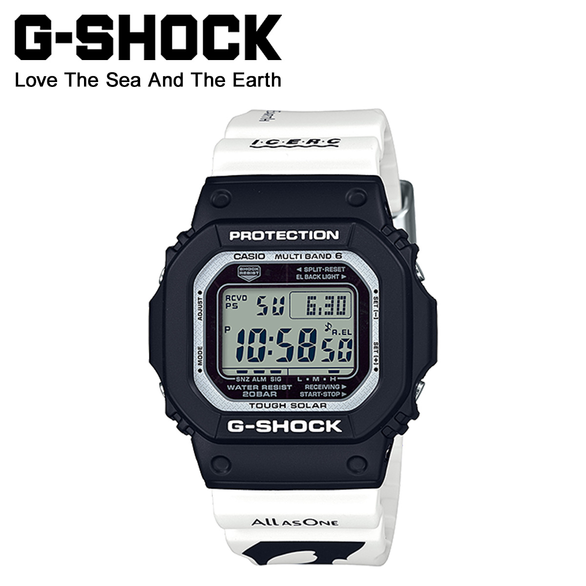 楽天市場】カシオ CASIO G-SHOCK 腕時計 GW-M5610K-1JR イルカクジラ 
