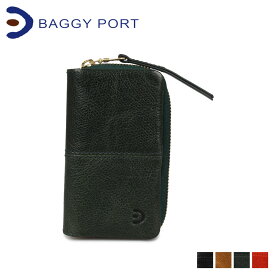 BAGGY PORT バギーポート キーケース キーホルダー ブリタニア メンズ レディース ラウンドファスナー 4連 BRITANNIA KEY CASE ブラック キャメル グリーン オレンジ 黒 ZKM203