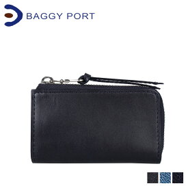 【クーポンで最大1000円OFF！4/19 10:59まで】 BAGGY PORT バギーポート キーケース キーホルダー メンズ レディース L字ファスナー 4連 KOI KEY CASE ネイビー ブルー ダークブルー ZYS093