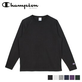 チャンピオン Champion Tシャツ 長袖 ロンT カットソー メンズ T1011 RAGLAN LONG SLEEVE T-SHIRT ブラック ホワイト グレー ネイビー パープル 黒 白 C5-Q401