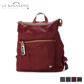 ラバガジェリー LA BAGAGERIE バッグ リュック バックパック レディース ヒョウ柄 迷彩 RUCKSACK ブラック ネイビー ワイン レッド カモ 黒 B62-12-16 母の日