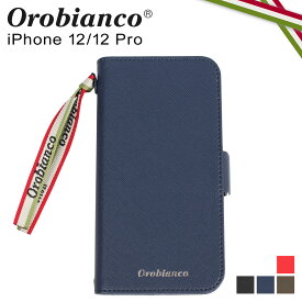 オロビアンコ Orobianco iPhone 12 mini 12 12 Pro スマホケース スマホショルダー 携帯 手帳型 アイフォン メンズ レディース サフィアーノ調 PU LEATHER BOOK TYPE CASE ブラック ネイビー カーキ レッド 黒