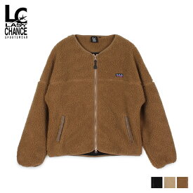 LAST CHANCE SPORTSWEAR ラストチャンススポーツウェアー ジャケット フリースジャケット カーディガン アウター メンズ レディース RETRO BOA DROP SHOULDER CARDIGAN ブラック ベージュ ブラウン 黒 LC-0002