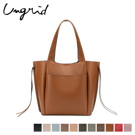 アングリッド Ungrid バッグ トートバッグ レディース SMOOTH TOTE BAG ブラック アイボリー ダーク ベージュ カーキ オリーブ オーク キャメル UNG-52150