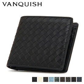 ヴァンキッシュ VANQUISH 財布 二つ折り財布 メンズ WALLET ブラック アイボリー ダーク ブラウン ネイビー ブルー グリーン 黒 VNQ-712020