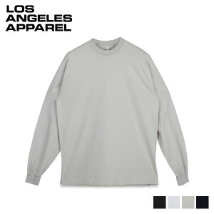 ���T���[���X�A�p���� LOS ANGELES APPAREL T�V���c 6.5�I���X ���� ����T �J�b�g�\�[ �����Y ���f�B�[�X ���n 6.5 OZ LS GARMENT DYE T-SHIRT �u���b�N �z���C�g �O���[ �l�C�r�[ �� �� 1807GD