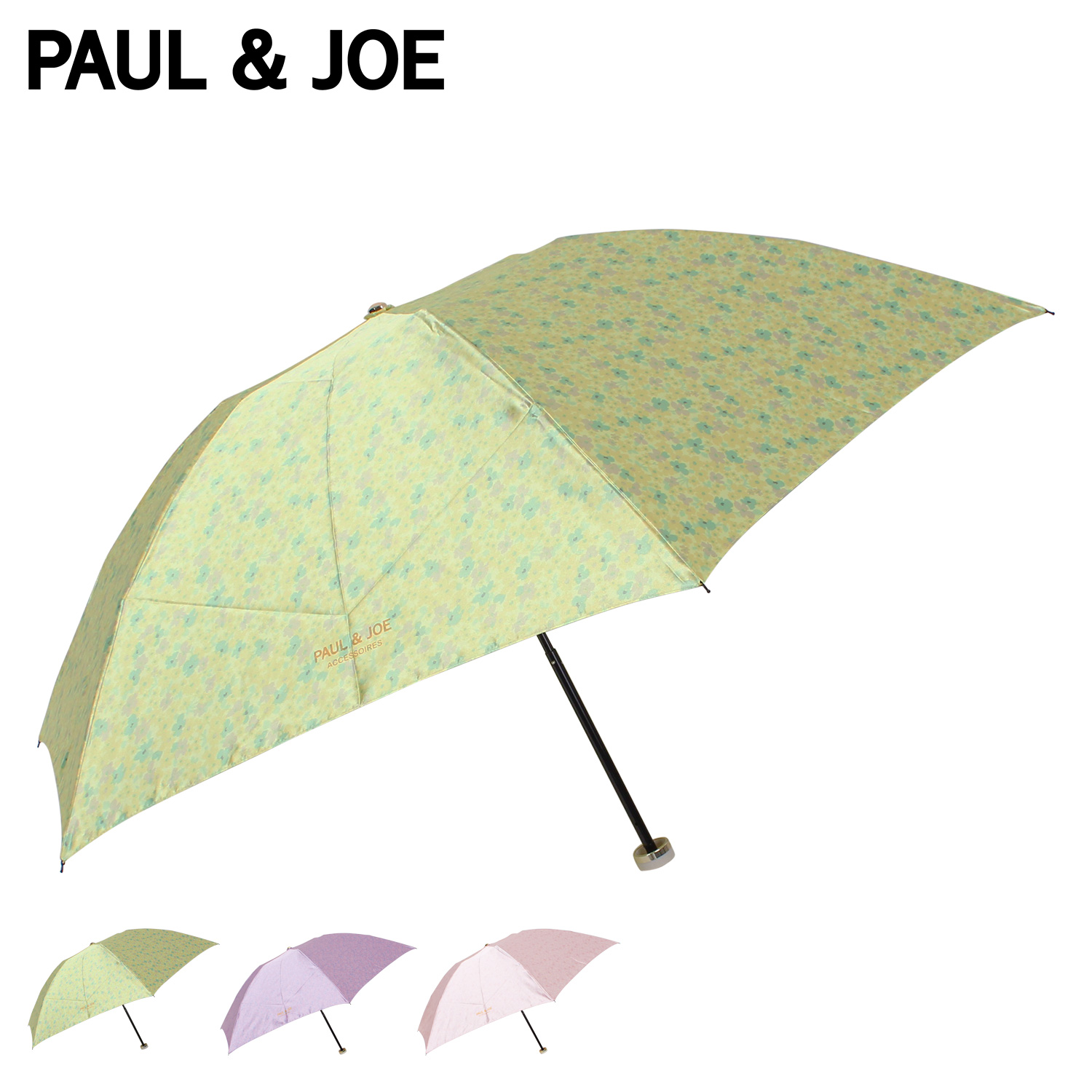  ポールアンドジョー PAUL  JOE 折りたたみ傘 レディース 軽量 折り畳み 21-113-10595
