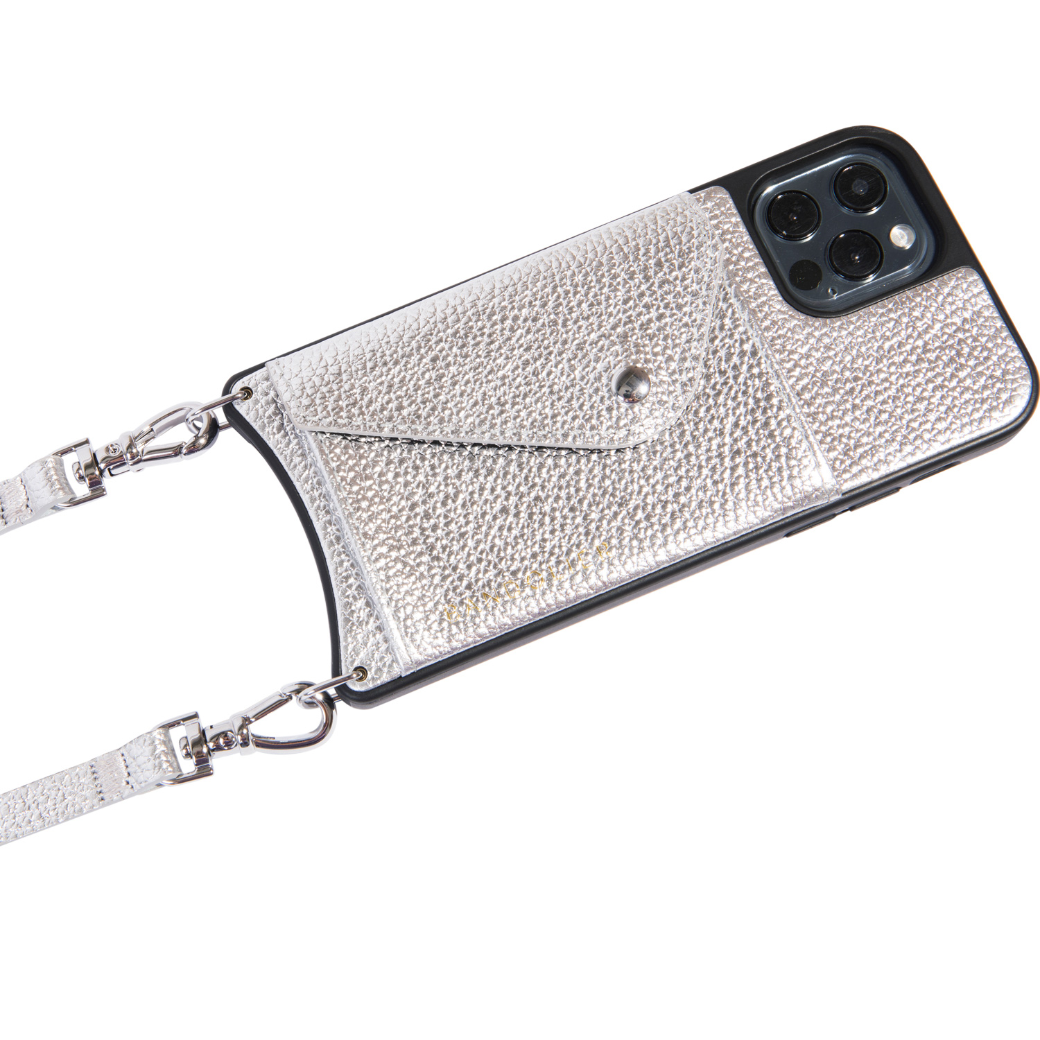 バンドリヤ BANDOLIER バンドリヤー iPhone12 12 Pro ケース スマホケース 携帯 ショルダー アイフォン レナ サイドスロット メンズ レディース LENA SIDE SLOT MTSILVER シルバー 14LEN：スニークオンラインショップ シルバー