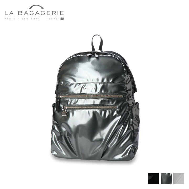 楽天市場 ラ バガジェリー La Bagagerie リュック バッグ レディース プリュイ 大容量 ブラック グレー ライトグレー 黒 B01 09 04 スニークオンラインショップ