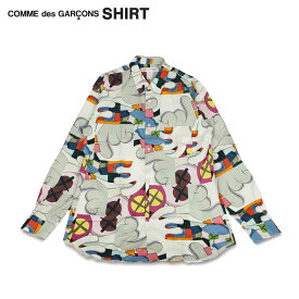 コムデギャルソン シャツ Comme des Garcons SHIRT シャツ 長袖 メンズ カウズ コラボ KAWS PRINT COTTON POPLIN SHIRT FH-B021