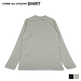コムデギャルソン シャツ Comme des Garcons SHIRT Tシャツ 長袖 ロンT カットソー メンズ LONG SLEEVE SMALL LOGO BACK TEE ブラック グレー 黒 FH-T012