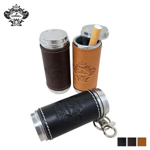 オロビアンコ Orobianco 携帯灰皿 メンズ レディース 本革 筒型 ブラック ブラウン キャメル 黒 ORA-001