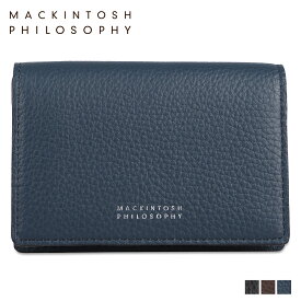 【クーポンで最大1000円OFF！5/1 10:59まで】 マッキントッシュ フィロソフィー MACKINTOSH PHILOSOPHY 名刺入れ カードケース パスケース メンズ グレンフィディック スリム 薄型 本革 CARD CASE ブラック ネイビー チョコ 黒 MAP-2075121