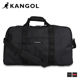 【クーポンで最大1000円OFF！3/29 10:59まで】 カンゴール KANGOL ボストンバッグ ショルダーバッグ メンズ レディース 45L 大容量 BOSTON BAG ブラック 黒 250-1502