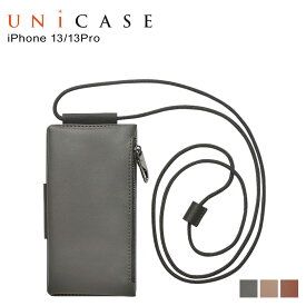 ユニケース UNiCASE iPhone 13 13 Pro スマホケース スマホショルダー 携帯 アイフォン テシェ ライト フリップ メンズ レディース 手帳型 ショルダー TESHE LIGHT FLIP CASE グレー ベージュ ブラウン