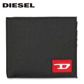 【クーポンで最大1000円OFF】 ディーゼル DIESEL 財布 二つ折り メンズ レディース WALLACE HIRESH S WALLET ブラック 黒 X08442-P3889