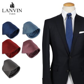 【クーポンで最大1000円OFF！5/1 10:59まで】 ランバン LANVIN ネクタイ メンズ シルク ビジネス 結婚式 ブランド NECKTIE