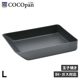 COCOpan ココパン 卵焼き器 フライパン グリル Lサイズ IH ガス対応 鉄 リバーライト 極SONS C106-003 アウトドア