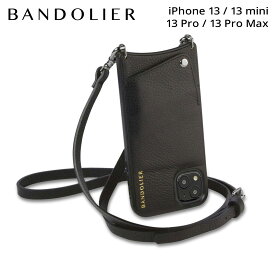 BANDOLIER バンドリヤー iPhone 13 mini iPhone 13 13Pro iPhone 13 Pro Max スマホケース スマホショルダー 携帯 アイフォン エマ ピューター メンズ レディース EMMA PEWTER ブラック 黒 10EMM