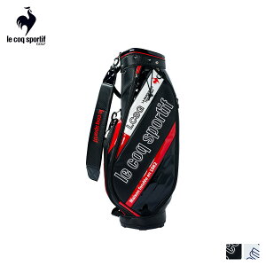 ルコックスポルティフ ゴルフ le coq sportif golf ゴルフ バッグ キャディバッグ ゴルフバッグ メンズ レディース 軽量 GOLF BAG ブラック ホワイト 黒 白 QQBTJJ08
