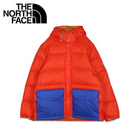 ノースフェイス THE NORTH FACE ダウンジャケット カラー ブロック シエラ パーカー メンズ COLOR BLOCK SIERRA PARKA オレンジ NF0A5EIE