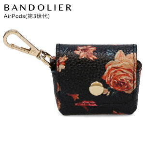 BANDOLIER oh[ P[X Jo[ GA[|bY |[` ubN t[ Y fB[X AirPods POUCH BLACK FLORAL ubN  49AVE