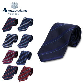 【クーポンで最大1000円OFF！5/1 10:59まで】 アクアスキュータム AQUASCUTUM ネクタイ メンズ シルク ブランド イタリア製 NECKTIE