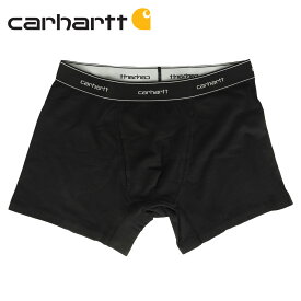 【クーポンで最大1000円OFF！5/1 10:59まで】 カーハート carhartt ボクサーパンツ 下着 インナー アンダーウェア メンズ 前閉じ COTTON TRUNKS ブラック 黒 I029375