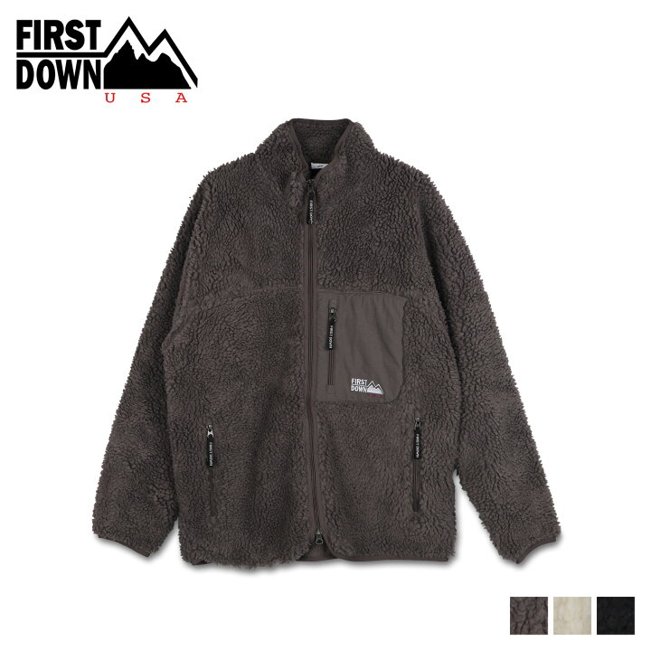 楽天市場】FIRST DOWN ファーストダウン ジャケット ブルゾン ボア 