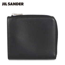 ジルサンダー JIL SANDER 財布 カードケース 名刺入れ 定期入れ メンズ レディース 本革 L字ファスナー CARD CASE ブラック 黒 J25UI0004 P4966
