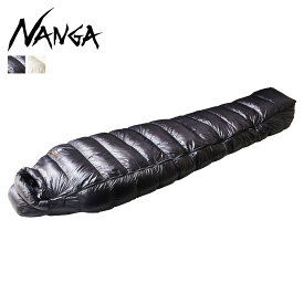 NANGA ナンガ シュラフ ダウン 寝袋 マミー型 レベル8 超撥水加工 アウトドア 防寒 550g LEVEL8 -10 UDD BAG ブラック グレー 黒 NS2244-2A004