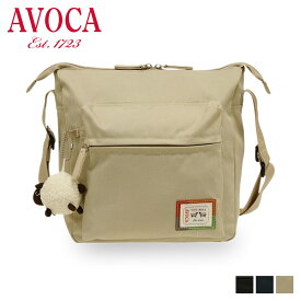 AVOCA アヴォカ ショルダーバッグ スクエア型 レディース 7L 斜めがけ SHOULDER BAG ブラック ネイビー ベージュ 黒 AC-004 母の日