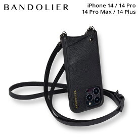 BANDOLIER バンドリヤー iPhone 14 14Pro iPhone 14 Pro Max iPhone 14 Plus スマホケース スマホショルダー 携帯 ショルダー アイフォン サラ ピューター メンズ レディース SARAH PEWTER ブラック 黒 10SAR