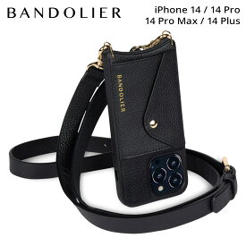 BANDOLIER バンドリヤー iPhone 14 14Pro iPhone 14 Pro Max iPhone 14 Plus スマホケース スマホショルダー 携帯 アイフォン ヘイリー サイドスロット ゴールド メンズ レディース HAILEY SIDE SLOT GOLD ブラック 黒 14HAI