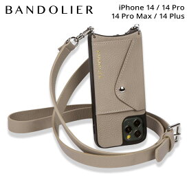 BANDOLIER バンドリヤー iPhone 14 14Pro iPhone 14 Pro Max iPhone 14 Plus スマホケース スマホショルダー 携帯 アイフォン メンズ レディース HAILEY SIDE SLOT GREIGE ベージュ 14HAI