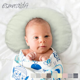 EsmeraldA エスメラルダ ベビー枕 枕 ピロー カバー付き 男の子 女の子 ベビー ドーナツ型枕 パーソナルムーブ