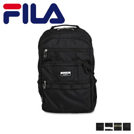 【クーポンで最大1000円OFF！5/1 10:59まで】 FILA フィラ リュック バッグ バックパック メンズ レディース 27L 撥水 大容量 通学 BACKPACK ブラック ホワイト カーキ オーロラ 黒 白 7730