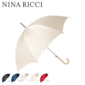 ニナリッチ NINA RICCI 長傘 雨傘 ジャンプ傘 レディース UMBRELLA ブラック ネイビー ベージュ ピンク レッド 黒 1NR 11103