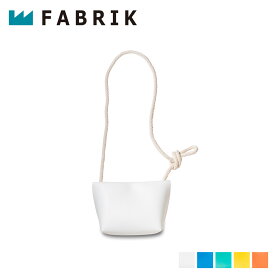 【クーポンで最大1000円OFF！5/1 10:59まで】 ファブリック FABRIK ポーチ 小物入れ ショルダーバッグ メンズ レディース 大きめ ROPE ホワイト ブルー グリーン イエロー オレンジ 白 F22060