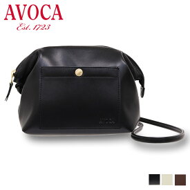 【クーポンで最大1000円OFF！5/1 10:59まで】 AVOCA アヴォカ バッグ ショルダーバッグ レディース 約2.5L 斜めがけ 大人 軽量 ブラック ホワイト ブラウン 黒 白 ACF-002 母の日