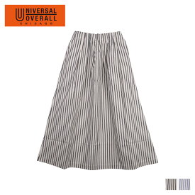 ユニバーサルオーバーオール UNIVERSAL OVERALL ロングスカート ワーカーズ レディース WORKERS SKIRT ホワイト ベージュ 白 U2312765-A