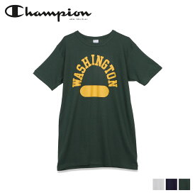 【クーポンで最大1000円OFF！3/29 10:59まで】 チャンピオン Champion Tシャツ 半袖 レディース SHORT SLEEVE T-SHIRT ホワイト ネイビー グリーン 白 C3-X338