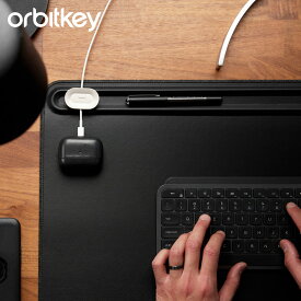 オービットキー Orbitkey デスクマット マウス対応 滑り防止 DESK MAT LARGE ブラック ベージュ 黒 DKMT-LG1-BKBK