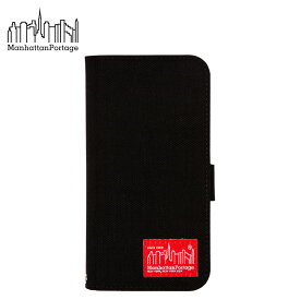 マンハッタンポーテージ Manhattan Portage iPhone 13 Pro スマホケース 携帯 アイフォン メンズ レディース 手帳型 ブックタイプ CORDURA NYLON BOOK TYPE CASE ブラック 黒 iP13PRO-CD-BOOK 【 ネコポス可 】