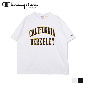 【クーポンで最大1000円OFF！5/1 10:59まで】 チャンピオン Champion Tシャツ 半袖 メンズ T-1011 SHORT SLEEVE T-SHIRT ホワイト ブラック 白 黒 C5-X304