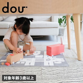 【最大1000円OFFクーポン発行中 5/19 11:59まで！】 dou? ドウ 木のおもちゃ 知育玩具 積み木 ライドイン 男の子 女の子 1歳 2歳 3歳 木製 ベビー 赤ちゃん 消防車 救急車 バス タクシー ride in 006