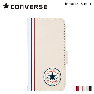 �y�ő�10%OFF�N�[�|�����s�� 1/7 11:59�܂Łz �R���o�[�X CONVERSE iPhone13 mini �X�}�z�P�[�X �����Y ���f�B�[�X �蒠�^ �g�� �A�C�t�H�� UNCLE PATCH&STRIPES BOOK TYPE CASE �u���b�N �A�C�{���[ ���b�h �� �y